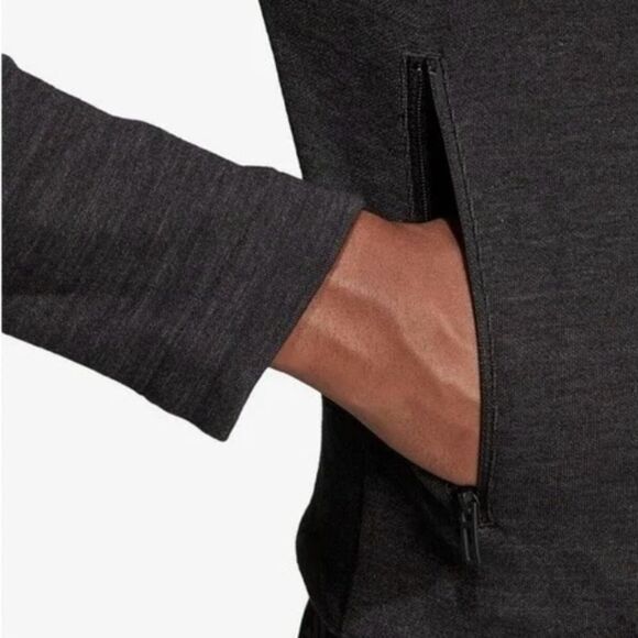 NWT Adidas Athletic Heart Racer Track Top Jacket Charcoal Gray | Size L - Picture 6 of 11